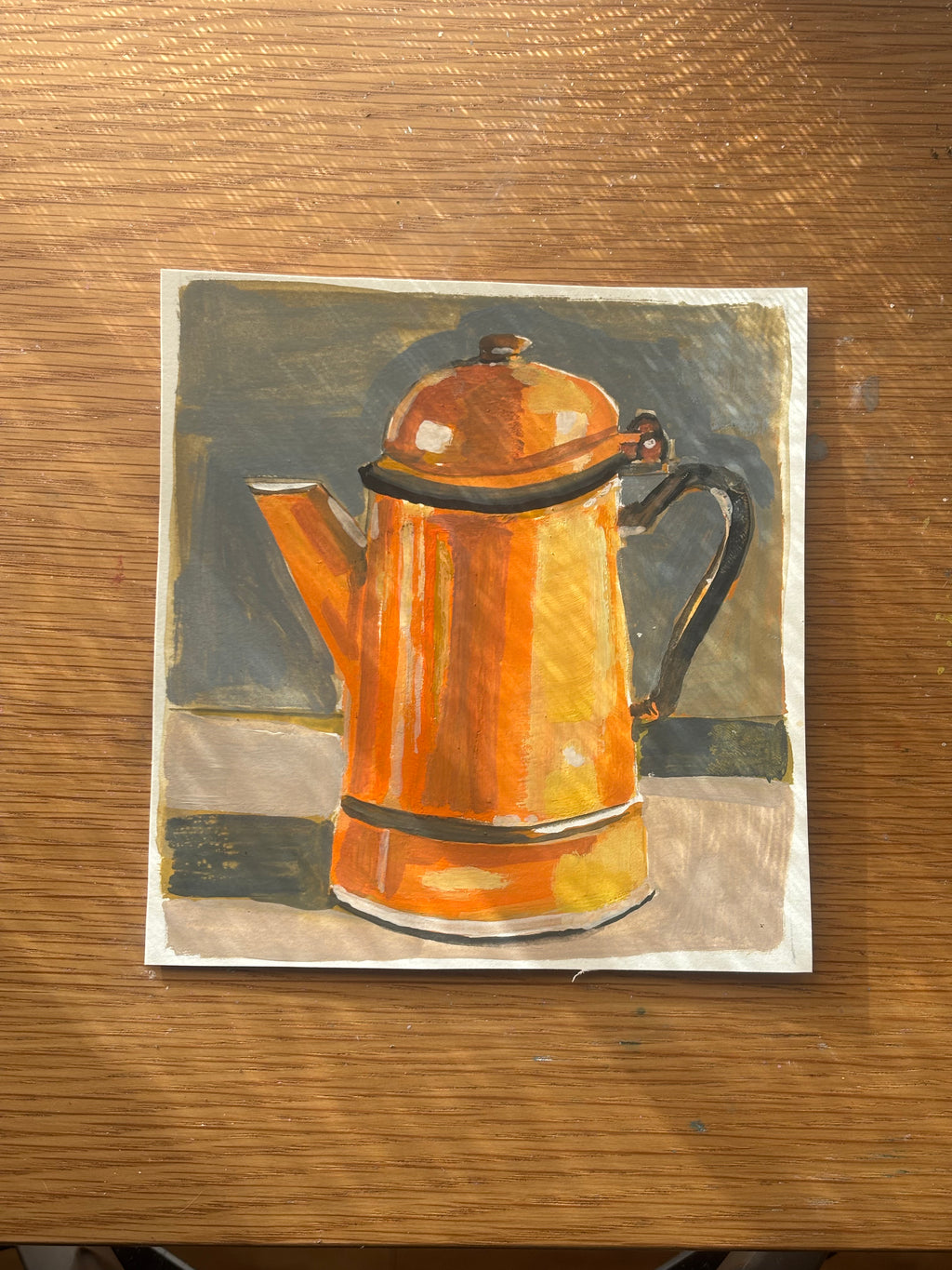 Orange Coffee Pot