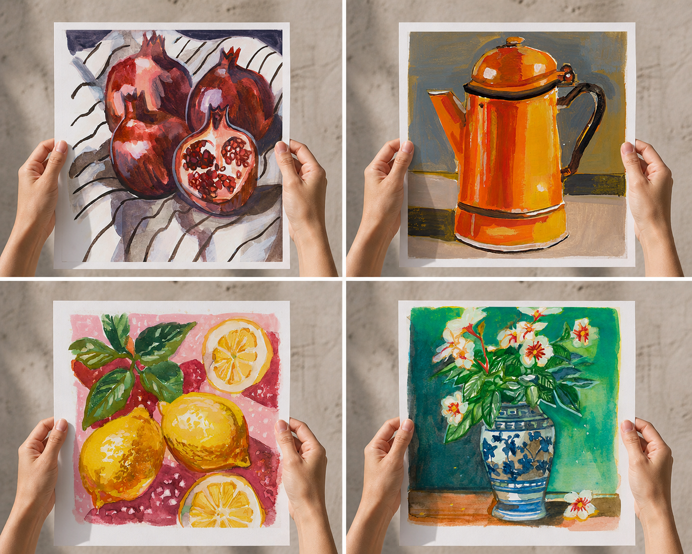 Still Life of Abundance - Softcover Artist book 14 x 14cm
