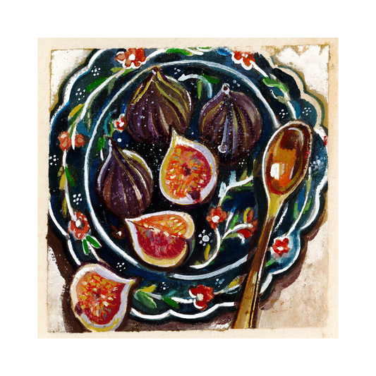 Figs and Honey Spoon - SOLD
